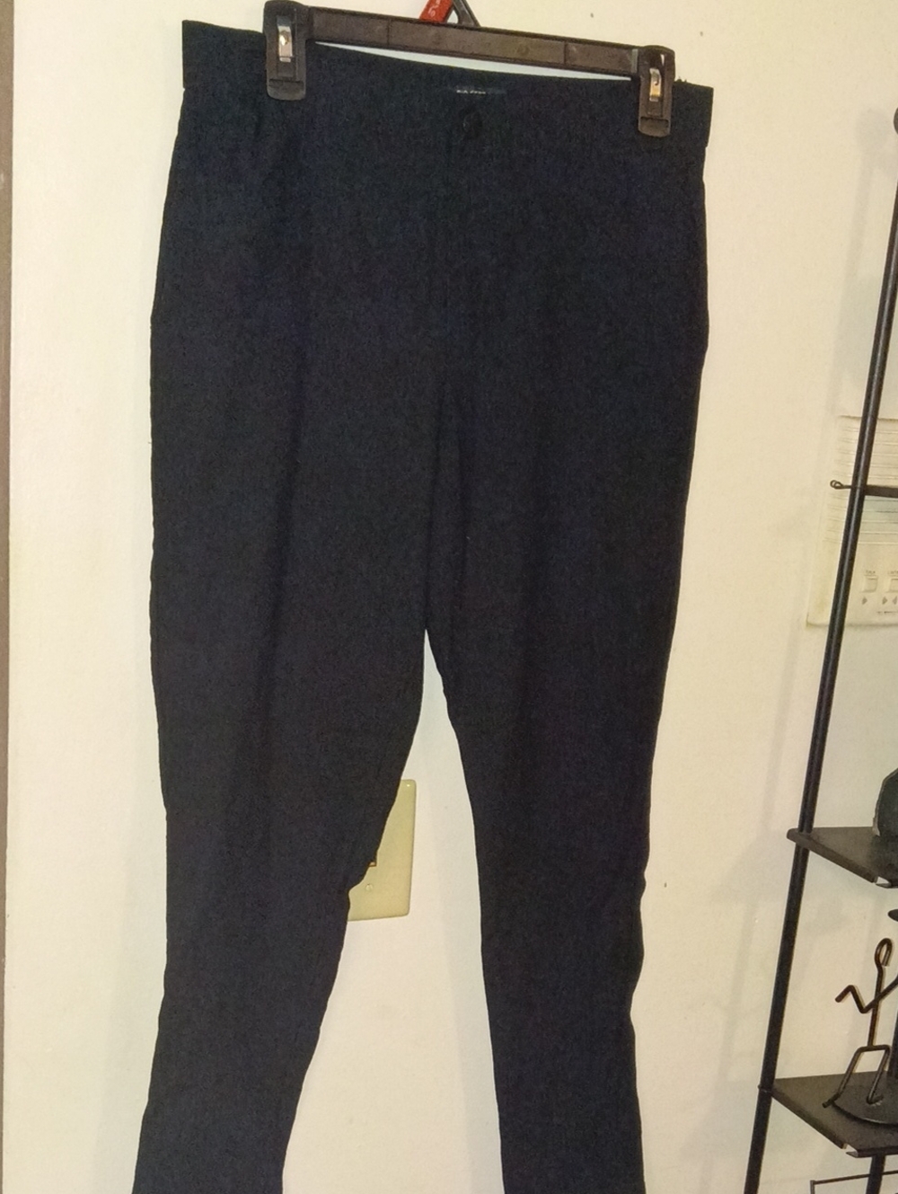 Mario Serrani Classic Black Women's Stretch Ponte Pants Size Medium